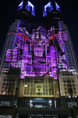 ���������꡼ No.007�Υ���ͥ������ / �����ģ�����̤򥬥���ब�Ĳ�̵�Ԥ����Ӳ�롣�ץ������������ޥåԥ󥰡�TOKYO Night & Light�פˤơ���TOKYO GUNDAM IN THE FUTURE�׾����