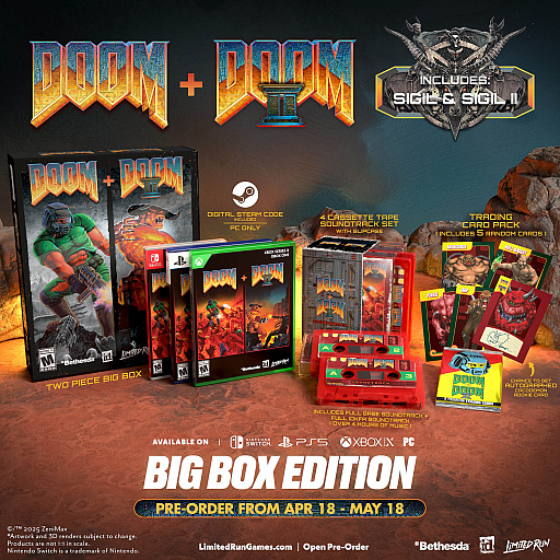 ꡼ No.001Υͥ / DOOM  DOOM IIץ쥯ܥåͽLimited Run GamesǼ档ȥΥåȥơפȥ쥫ʤɡʪѥå餷ŵ°