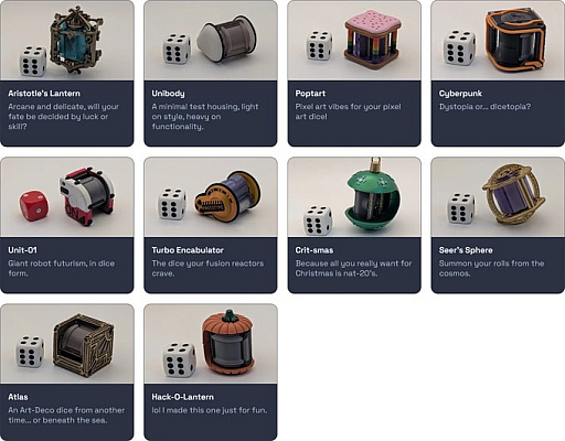 画像ギャラリー No.007のサムネイル画像 / 小さなボディに10種類のダイスを内蔵。TRPGやボードゲームに便利な電子ダイスがクラウドファンディング中