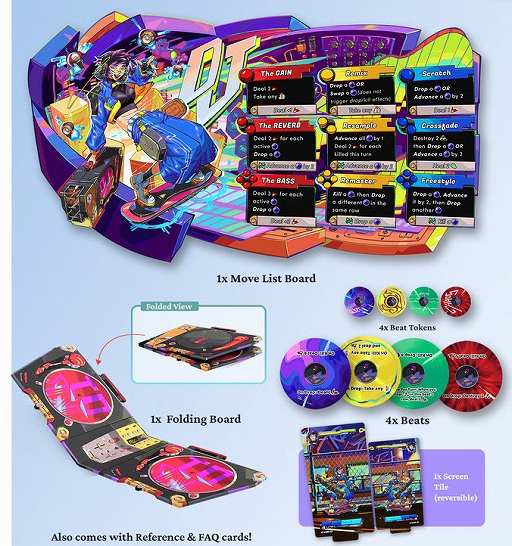 画像ギャラリー No.008のサムネイル画像 / マーブルを揃えて消し，必殺技を放て！ 落ちものパズルと対戦格闘を組み合わせたボードゲーム「Re;MATCH」のクラファンを実施中