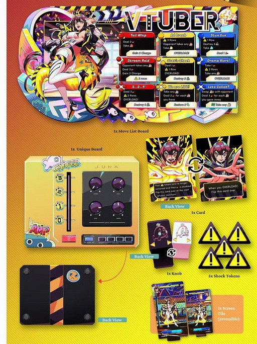 画像ギャラリー No.011のサムネイル画像 / マーブルを揃えて消し，必殺技を放て！ 落ちものパズルと対戦格闘を組み合わせたボードゲーム「Re;MATCH」のクラファンを実施中