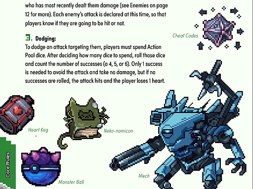 画像ギャラリー No.004のサムネイル画像 / 「Hades」「Enter the Gungeon」などのローグライトにインスパイアされたTRPGがクラファンを実施中。毎回展開が変わり，死につつ学んでクリアを目指す