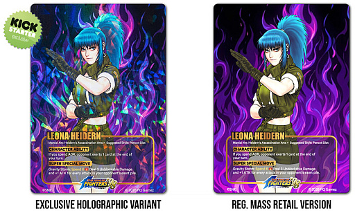 画像ギャラリー No.008のサムネイル画像 / 「ザ・キング・オブ・ファイターズ」のファイターたちが海外でカードゲームに。さまざまな技を組み合わせ，コンボや超必殺技で戦おう