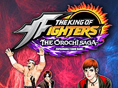 「ザ・キング・オブ・ファイターズ」のファイターたちが海外でカードゲームに。さまざまな技を組み合わせ，コンボや超必殺技で戦おう