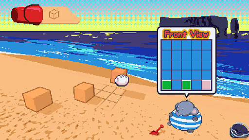 画像ギャラリー No.001のサムネイル画像 / 小さくてまあるいゾウさんと一緒に，砂のお城を作るパズルゲーム「Elfie: A Sand Plan」，デモ版を配信中