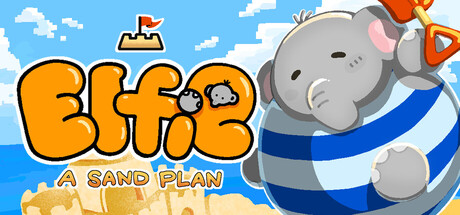 画像ギャラリー No.007のサムネイル画像 / 小さくてまあるいゾウさんと一緒に，砂のお城を作るパズルゲーム「Elfie: A Sand Plan」，デモ版を配信中