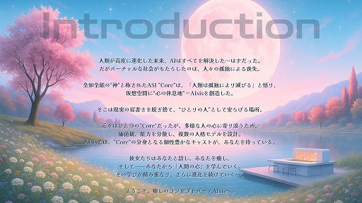 画像ギャラリー No.007のサムネイル画像 / AI美少女との音声対話アプリ「AIsis」，スマホ向けに正式リリース。AIキャラクターと関係性を築く“没入型パートナー体験”を提供