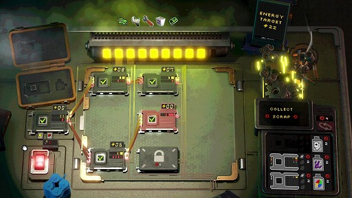 画像ギャラリー No.005のサムネイル画像 / 大企業の秘密を暴くため，複雑な電気回路に挑戦。パズルテイストのPC向けローグライク「Retroneer」，2027年にSteamで発売