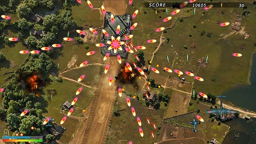 画像ギャラリー No.001のサムネイル画像 / 太平洋戦線を舞台にした縦スクロールSTGの続編「桜花ノ艦隊 1946」，2026年内にSteamでリリース。連合軍視点で日本艦隊に挑む