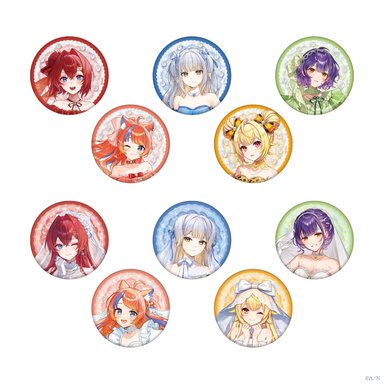 画像ギャラリー No.009のサムネイル画像 / ジューンブライドをテーマに，にじさんじライバー10人がブライダル衣装をまとう「Luminous Marriage」が6月1日18時発売