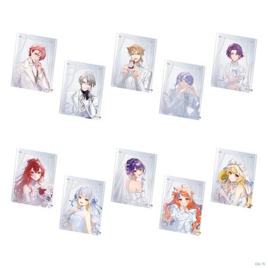 画像ギャラリー No.011のサムネイル画像 / ジューンブライドをテーマに，にじさんじライバー10人がブライダル衣装をまとう「Luminous Marriage」が6月1日18時発売