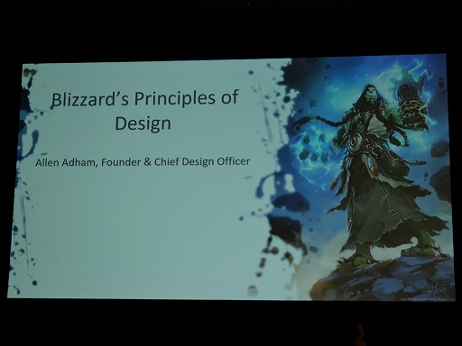 画像集 No.001のサムネイル画像 / ［GDC 2023］Blizzard Entertainment創設者アレン・アドハム氏が語る，同社30年の歴史が生み出したゲームデザイン“12の原則”
