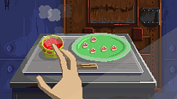 画像ギャラリー No.018のサムネイル画像 / とにかくヤバいお食事のゲーム「満腹脱獄計画」ひときわ個性を放つ独房風ブースで，開発者のじぃーま氏に話を聞いた［TGS2026］