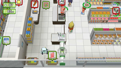 画像ギャラリー No.007のサムネイル画像 / ドタバタアクション「ワンオペ！コンビニ」，PC/Switch向けにリリース。レジや品出し，フライヤー調理など，あらゆる業務を担当する