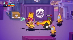 画像ギャラリー No.011のサムネイル画像 / レトロなカートゥーン作品にインスパイアされたベルトスクロールACT「熱血乱闘軍団」，Steamでリリース。最大4人のローカル協力プレイに対応