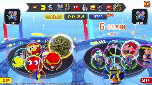 画像ギャラリー No.002のサムネイル画像 / 「NAMCO LEGENDARY Mountains」,対戦機能を追加するVer1.2.0を本日配信。スコアアタックとボクセルレースの2モードを実装