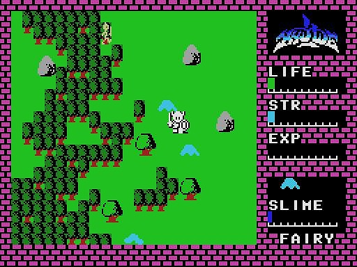 画像ギャラリー No.001のサムネイル画像 / 名作アクションRPG「ハイドライド(MSX・Win11対応版)」プロジェクトEGGで配信開始。セーブ機能や画面切り替えスクロールを搭載