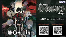 画像ギャラリー No.002のサムネイル画像 / 「アノマリス/ANOMALITH」「クライムライト/CRYMELIGHT」,期間限定体験版をSteamでリリース。両作品の最新トレイラーも解禁