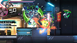 画像ギャラリー No.010のサムネイル画像 / 「蒼き雷霆 ガンヴォルト トライアングル エディション Nintendo Switch 2 Edition」，追加シナリオ「ガンヴォルト GX」のPVを公開