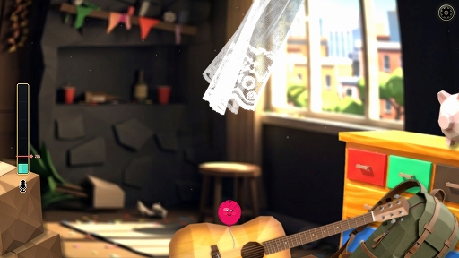 画像ギャラリー No.002のサムネイル画像 / マイクに息を吹きかけて登る高難度アクション「Fu-Fu-Chan -way up!-」，Steamで体験版を公開。地上からはるか上空を目指せ