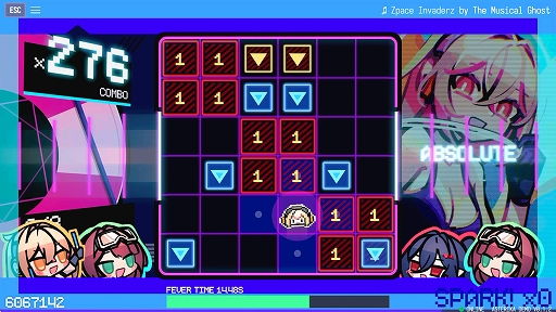 画像ギャラリー No.004のサムネイル画像 / 音楽に乗って障害をかわすリズムアクションゲーム「アステリカ：ファントムローズ・リフレイン」，本日配信開始