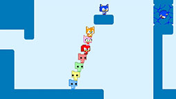 画像ギャラリー No.003のサムネイル画像 / 声を掛け合わずにクリアしてしまった――「SONIC PICO PARK」をSGF会場でプレイ