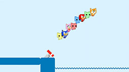 画像ギャラリー No.007のサムネイル画像 / 声を掛け合わずにクリアしてしまった――「SONIC PICO PARK」をSGF会場でプレイ