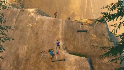 画像ギャラリー No.003のサムネイル画像 / 最大8人の協力プレイに対応した登山アクション「Sunset Summit」，Steamでリリース。おじいちゃんとおばあちゃんが日没までに頂上を目指す
