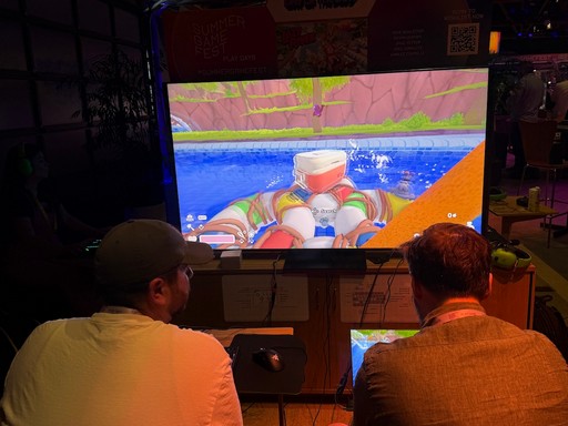 画像ギャラリー No.013のサムネイル画像 / 宇宙ウォーターパークをイカダで下る協力FPS「Lazy River」試遊レポート。水鉄砲や浮棒でゾンビを倒し，“流れる拠点”を守りながらプールからの脱出を目指せ