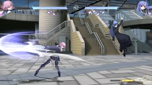 画像ギャラリー No.018のサムネイル画像 / 黒レンが参戦した「MELTY BLOOD: TWI-LUMINA」を実機で体験。奈須きのこ氏のシナリオを搭載した新モード“グランドシナリオモード”の存在も明らかに［TGS2026］