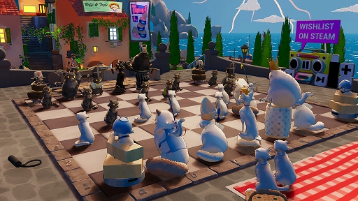 画像ギャラリー No.006のサムネイル画像 / ネコまみれで楽しめるもふもふチェスゲーム「Cat Chess」，7月8日に発売決定。オンライン対戦もできるデモ版が配信中