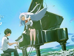 魔法のピアノを奏でるリズムゲーム「リリーファンタジア」，PC/Switch向けにリリース。白と黒のノーツに合わせて，タイミングよくボタンを押そう