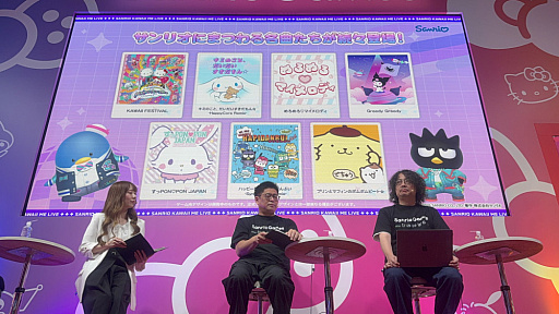 画像ギャラリー No.004のサムネイル画像 / 「Sanrio Kawaii Me Live!」開発者トークステージで語られた，サンリオサウンドの楽しさをグローバルに届ける試み［TGS2026］