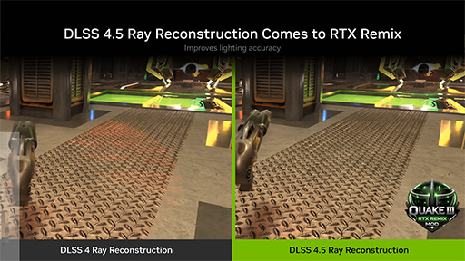 画像ギャラリー No.007のサムネイル画像 / 「DLSS 4.5」のRay Reconstructionがパワーアップ。RTX SparkやAI技術「NVIDIA ACE」などNVIDIAがGeForce最新情報を明らかに