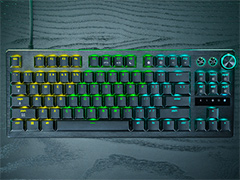 低背タイプでもラピトリ対応の有線キーボード「Huntsman V3 Pro Low-profile Tenkeyless 8KHz」がRazerから