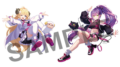 画像ギャラリー No.006のサムネイル画像 / ゲームPCのNEXTGEARからホロライブの角巻わため＆常闇トワコラボモデルPCが発売に。限定特典グッズ付き
