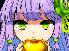 魔女からどんな願いも叶える金のリンゴを奪い，亡くなった姉を甦らせるために戦う。東方風の縦スクロール弾幕STG「SANASANA」，2026年10月末に発売