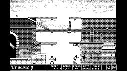 画像ギャラリー No.003のサムネイル画像 / 約40年前のMacintosh向けアクション「Dark Castle」と続編が，ほぼそのままSteamへ。初期Mac環境を再実装し，オリジナル版を忠実に復刻