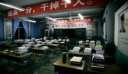 画像ギャラリー No.005のサムネイル画像 / 真夜中の学校をさまよい，違和感を見抜いて脱出を目指す。異変探し系心理ホラーADV「Midnight Class」，2026年第3四半期に発売