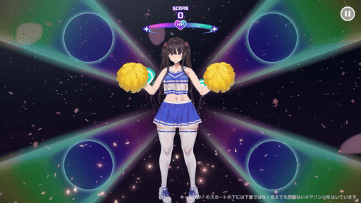 画像ギャラリー No.002のサムネイル画像 / 朝凪氏デザインの生意気娘が，600種類以上の煽りボイスで挑発し続ける！ チアダンスを指導する新感覚リズムゲーム「がんばれ！チアリズム」，2027年に発売