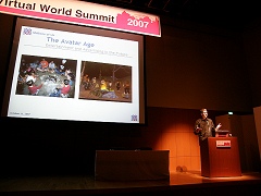 #005Υͥ/Virtual World Summit 2007׳šSecond LifeȥݥSecond Lifeγϡ