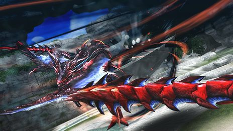 画像ギャラリー No.004のサムネイル画像 / 「MHF-Z」，G級クエストに登場する新モンスター「裂水竜 ゼナセリス」，そして新フィールド「彩の滝」の情報が公開