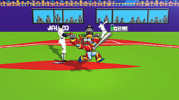 画像ギャラリー No.003のサムネイル画像 / 「野球格闘リーグマン Bases Loaded」，「燃えろ!!プロ野球」とのコラボステージを実装。ホームラン級の威力を誇る新技「バント」も登場