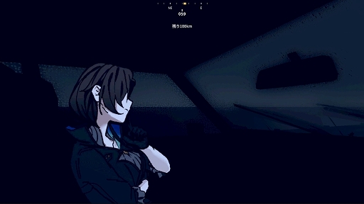 画像ギャラリー No.002のサムネイル画像 / 雨の高速道路を走りながら怪異の謎に迫る。体験型ロードムービーADV「DRIVE IN THE RAIN」，Steamストアページを公開