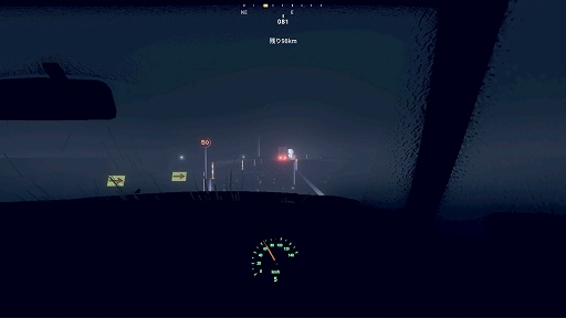画像ギャラリー No.005のサムネイル画像 / 雨の高速道路を走りながら怪異の謎に迫る。体験型ロードムービーADV「DRIVE IN THE RAIN」，Steamストアページを公開