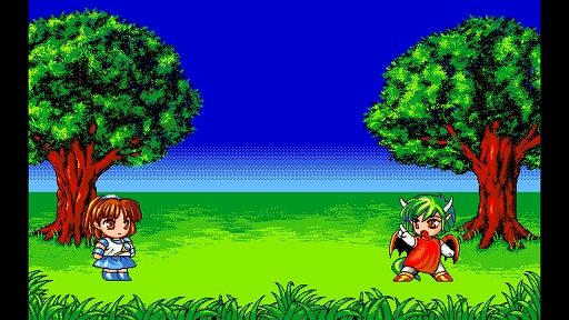 画像ギャラリー No.005のサムネイル画像 / 「EGGコンソール ぷよぷよ PC-9801」配信開始。予告ぷよが左右端に並ぶ，PC-9801版ならではの仕様を再現