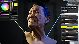画像ギャラリー No.002のサムネイル画像 / 初心者から上級者までのアーティスト向け,人間の顔や頭部を描く際のリファレンスツール「HAELE 3D - Portrait Studio Pro」,2026年9月23日にリリース予定