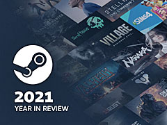 Valve「Steam−2021年を振り返って」を公開。プレイ時間は前年比21％増となる380億時間，配信コンテンツの総量は33エクサバイトに