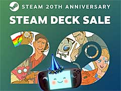 Steamの20周年記念に小型ゲームPC「Steam Deck」参戦。各モデルを最大20％オフで販売中
