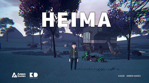 画像ギャラリー No.001のサムネイル画像 / BS朝日の公式ゲームレーベル「AMBER GAMES」が「HEIMA」を発表。消息を絶った兄を探して,並行世界を旅するパズルアクションゲーム